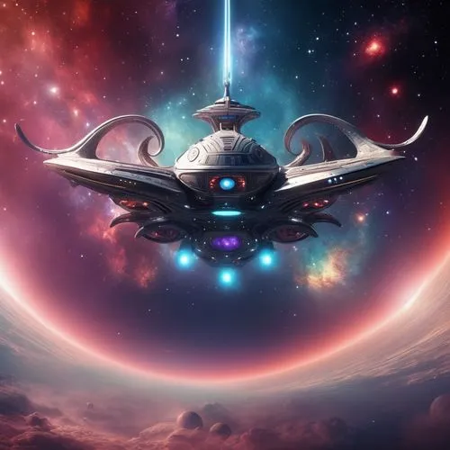 strange kind of alien spaceship in the middle of the galaxy,alien ship,space ship,starship,space ships,ufo,spaceship,star ship,extraterrestrial life,space art,spaceship space,federation,scifi,planetar