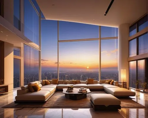 penthouses,sky apartment,glass wall,modern living room,great room,living room,livingroom,luxury home interior,beautiful home,luxury property,dreamhouse,skyloft,interior modern design,windows wallpaper,luxury home,apartment lounge,modern room,luxury real estate,damac,realestate,Illustration,Realistic Fantasy,Realistic Fantasy 03