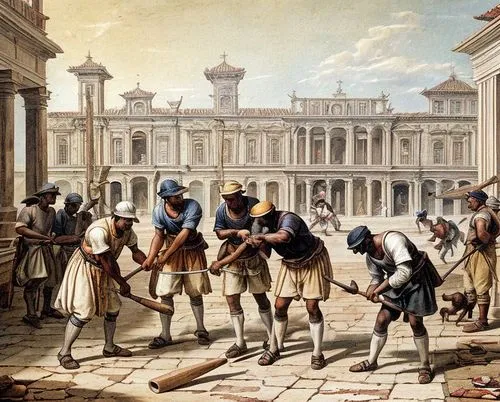 pilgrims,street musicians,venetian,musei vaticani,basilica di san pietro in vaticano,barberini,facade painting,ancient rome,church painting,capitoline square,piazza san pietro,the pied piper of hameli