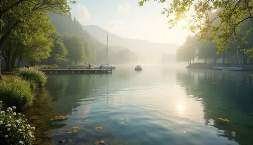 lake annecy,beautiful lake,calm water,river landscape,annecy,forest lake,lake lucerne,mountainlake,thun lake,heaven lake,shaoming,hintersee,lakeside,calm waters,mountain lake,alpine lake,idyll,tranquility,evening lake,morning mist,Photography,General,Realistic