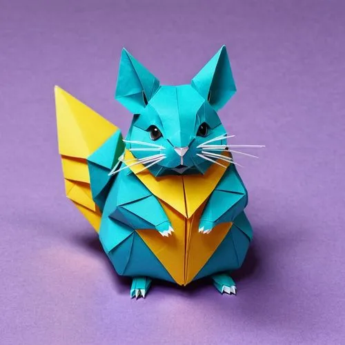 origami,kozik,color rat,lowpoly,low poly,kosmo,Unique,3D,Isometric