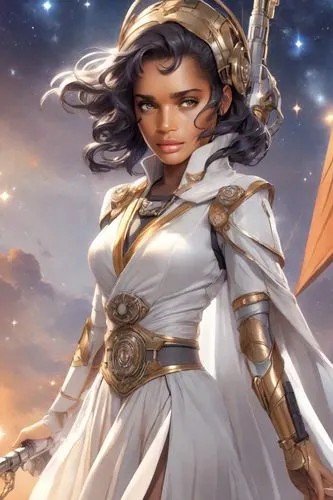 athena,cg artwork,zodiac sign libra,elza,jaya,kosmea,cleopatra,goddess of justice,artemis,artemisia,libra,naqareh,paladin,lux,symetra,eufiliya,tiana,odyssey,female warrior,andromeda,Digital Art,Anime