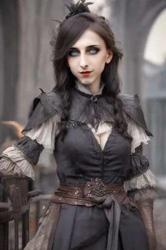 gothic woman,gothicus,morwen,goth woman,vampire woman,morgana,taleyarkhan,vampire lady,dark elf,celtic queen,elona,narcissa,gothic style,ardfert,velika,chastelain,gothic portrait,wallachia,ermengarde,syleena,Photography,Realistic