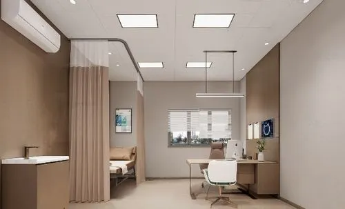 surgery room,treatment room,doctor's room,daylighting,hospital ward,therapy room,examination room,hallway space,ceiling lighting,ceiling lamp,ceiling light,ceiling construction,consulting room,sci fi surgery room,ceiling fixture,operating room,hospital,holy spirit hospital,halogen spotlights,track lighting