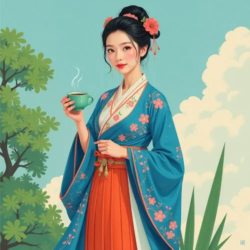 chuseok,hanfu,geisha girl,hanbok,maiko,baijiu