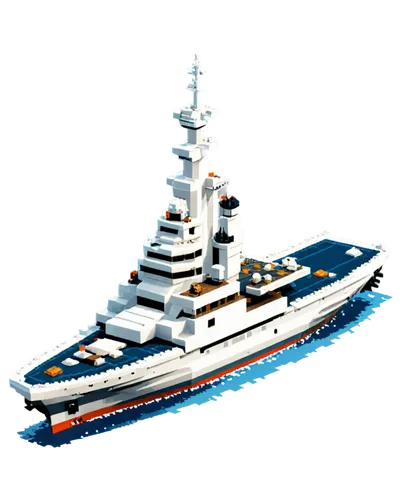 Transportation game art, a white battleship,rc model,united states coast guard cutter,drillship,platform supply vessel,crane vessel (floating),coastal defence ship,rescue and salvage ship,fast combat 