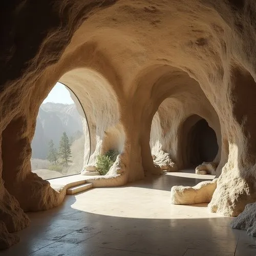 cave church,grotte,superadobe,cave,rock arch,cave on the water,caves,arches,limestone arch,goetheanum,igloos,igloo,cavernous,earthship,grottoes,natural arch,amanresorts,house in mountains,house in the mountains,seclusion