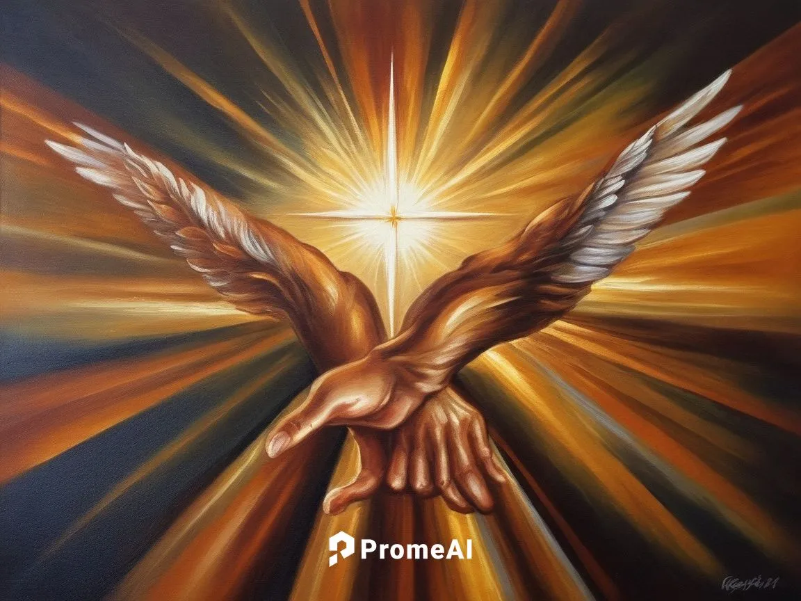 Painting Abstract Body Art Oil Painting
,pentecost,pentecostalist,christ star,holy spirit,dove of peace,the angel with the cross,transfigured,angel wing,pentecostalists,angelology,cherubim,adonai,ange