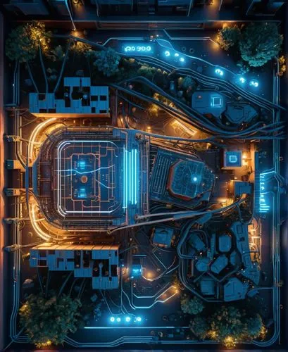 intersection,cyberview,space station,car park,terminals,mining facility,cyberscene,parking place,parking lot,cyberport,space port,underground car park,race track,racetracks,cybercity,cybertown,spacepo