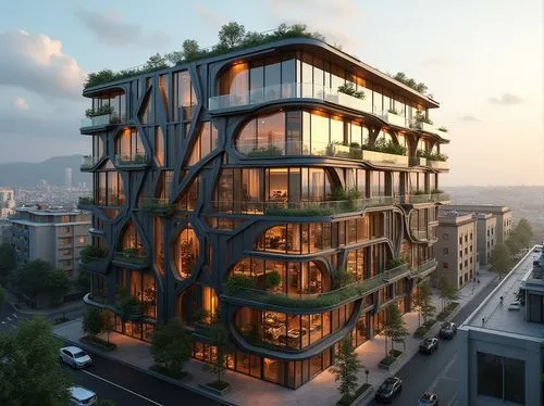 residential tower,cubic house,apartment building,penthouses,frame house,apartment block,sky apartment,building honeycomb,modern architecture,hotel w barcelona,glass building,hanging houses,andaz,lofts,interlace,glass facade,condominia,futuristic architecture,hotel barcelona city and coast,residential building,Photography,General,Realistic