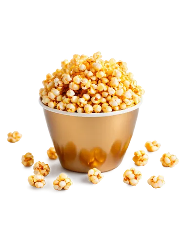 Golden popcorn, puffed up, salty seasoning, individual kernels, soft lighting, shallow depth of field, warm color tone, cinematic composition, 3/4 view, slight blur effect, transparent background.,car