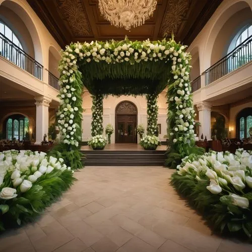 wedding hall,chuppah,cochere,floral decorations,wedding decoration,wedding decorations,wedding flowers,pearl border,flower booth,floral decoration,wintergarden,wedding setup,gaylord palms hotel,ballrooms,flower border frame,archways,entrance hall,philbrook,wedding frame,rosecliff,Photography,General,Fantasy