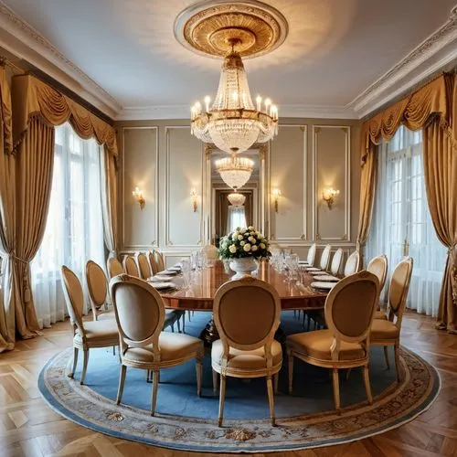 dining room,breakfast room,dining room table,dining table,ornate room,ritzau,baccarat,great room,meurice,opulently,poshest,opulence,opulent,interior decoration,chateau margaux,danish room,interior decor,bouley,board room,luxury home interior