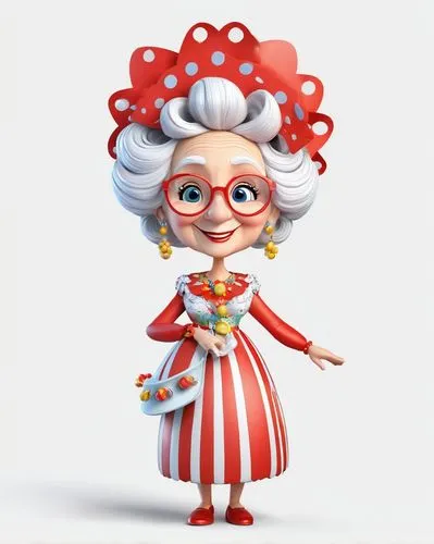 clarabelle,verka,granny,clarabell,queen of hearts,miser,Unique,3D,3D Character