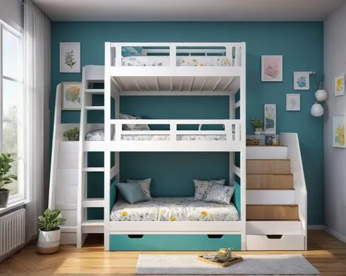 children's bedroom,baby room,canopy bed,bunk bed,bed frame,boy's room picture,infant bed,kids room,baby bed,room newborn,room divider,nursery decoration,the little girl's room,children's room,sleeping room,bedroom,modern room,color turquoise,shelving,modern decor,Conceptual Art,Fantasy,Fantasy 03