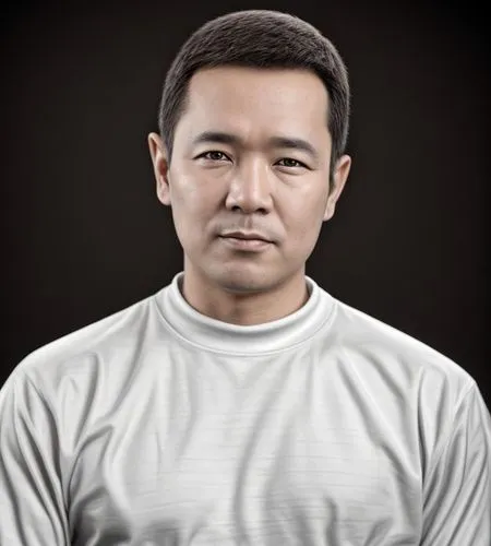 a portrait of a man wearing a white shirt,jianfeng,narongchai,kurniawan,budi,kwanchai,tsiang,Common,Common,Photography