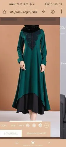 Wool 3d drawing fashion for Muslim hijab with winter design.with wool design velvet design for Muslim hijab 
Drawing of a women's suede dress loose dress loose bottom with dark green ,a website with p