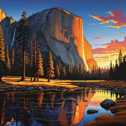 salt meadow landscape,yosemite,half-dome,mountain sunrise,landscape background,yosemite park,mountain landscape,half dome,mountain scene,el capitan,painting technique,nature landscape,valley,giant mountains,beautiful landscape,high landscape,world digital painting,mountain valley,autumn mountains,zion,Conceptual Art,Fantasy,Fantasy 08