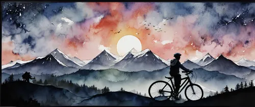 artistic cycling,mountain bike,bicycling,cyclist,mountain biking,bicycle ride,bicycle,cycling,bicycle riding,cyclo-cross bicycle,mtb,downhill mountain biking,cross-country cycling,mountain bike racing,biking,bicycle clothing,bicycle racing,cross country cycling,watercolor background,bicycles