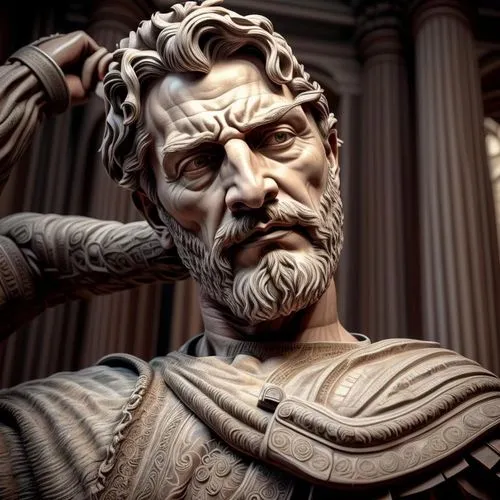 marcus aurelius,julius caesar,poseidon god face,2nd century,caesar,thymelicus,roman history,trajan,claudius,roman ancient,caesar cut,ancient rome,caracalla,bernini,gladiator,romans,rome 2,the death of socrates,the roman centurion,classical sculpture