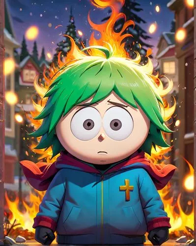 south park cartoon, random episode poster,kill,cartman,pyromania,southpark,broflovski,pyromaniac,fire background,pyrokinesis,matsuno,fundora,autumn icon,tweek,kitaro,oxenhorn,flamel,deku,firestarter,a