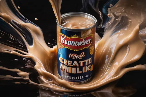 evaporated milk,chocolatemilk,condensed milk,sweetened condensed milk,chocolate milk,thousand island dressing,peanut butter,yeast extract,coffee background,chocolate spread,chiboust cream,instant coffee,chocolate syrup,malted milk,chocolate cream,coffee milk,advocaat,marshmallow creme,chocolate sauce,irish cream,Photography,Artistic Photography,Artistic Photography 04