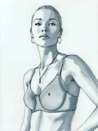 sade,female model,drawing mannequin,female swimmer,spearritt,muscle woman,Illustration,Paper based,Paper Based 07