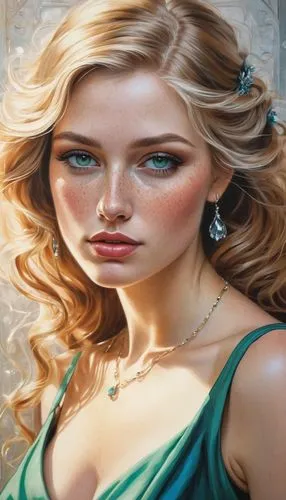 margairaz,blonde woman,photorealist,oil painting on canvas,oil painting,art painting,Art,Artistic Painting,Artistic Painting 29