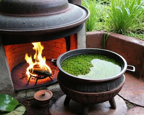 sorrel soup,cooking pot,cauldron,vichyssoise,outdoor cooking,wild garlic butter,portable stove,gyokuro,wild garlic salt,ezogelin soup,herb butter,pea soup,leek soup,stock pot,herb quark,green sauce,gremolata,za'atar,cast iron skillet,chimichurri,Conceptual Art,Graffiti Art,Graffiti Art 01