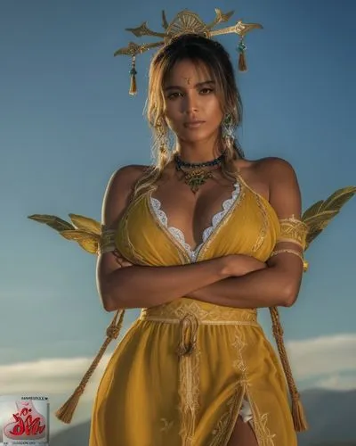 hula,golden flowers,moana,latina,tiana,vane,peruvian women,colombia,peru i,santana,candela,mai tai,yemeni,mexican,polynesian girl,yellow crown amazon,aphrodite,yellow jumpsuit,angel,adelita,Photography,General,Realistic