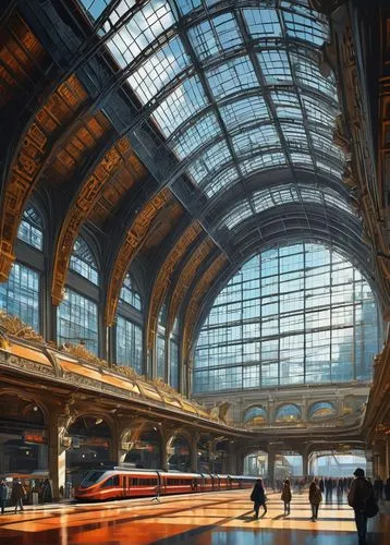 eurostar,french train station,keleti,leadenhall,carreau,musée d'orsay,paddington,orsay,trainshed,central station,berlin central station,betjeman,grandcentral,railtours,south station,thalys,the train station,grand central station,hakeim,universal exhibition of paris,Conceptual Art,Sci-Fi,Sci-Fi 01