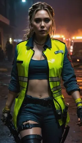 woman fire fighter,policewoman,emt,brakewoman,traffic cop,policewomen,holtzmann,directora,officer,paramedic,sonika,female doctor,askani,domino,paramedicine,paramedics,police officer,brigette,rafaela,badass,Conceptual Art,Fantasy,Fantasy 11