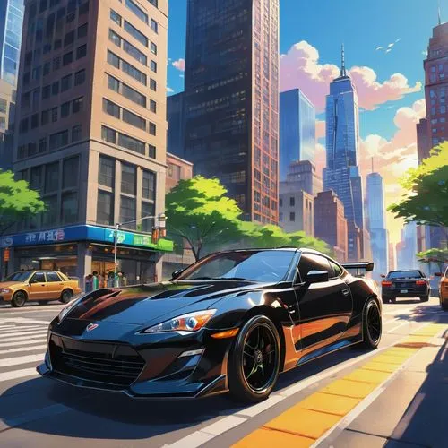 3d car wallpaper,nissan gtr,supra,gtr,panamera,porsche gt,Illustration,Japanese style,Japanese Style 03