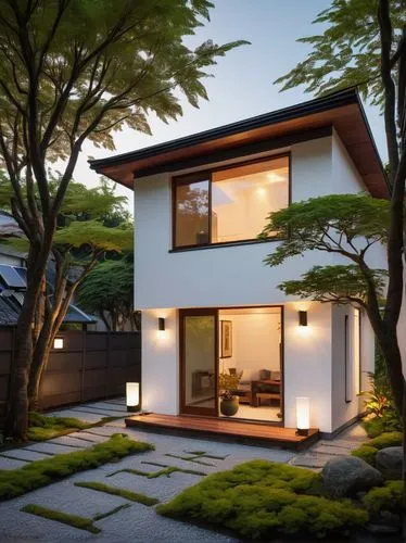 modern house,kurimoto,3d rendering,japanese-style room,cube house,cubic house,wooden house,ryokans,smart home,asian architecture,japanese style,ryokan,electrohome,modern architecture,mid century house,nishihara,render,residential house,beautiful home,house shape,Illustration,Black and White,Black and White 10