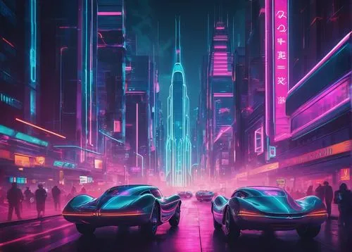 futuristic,futuristic landscape,cyberpunk,neon arrows,polara,tron,cybercity,synth,bladerunner,neon ghosts,futurist,cyberscene,autopia,3d car wallpaper,cyberworld,80's design,camaros,burzenin,synthetic,neons,Conceptual Art,Sci-Fi,Sci-Fi 29