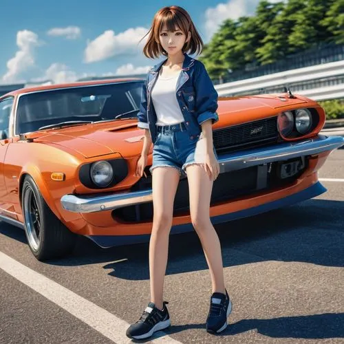 datsun,shakotan,gtos,wanganella,fairlady,3d car wallpaper,Photography,General,Realistic