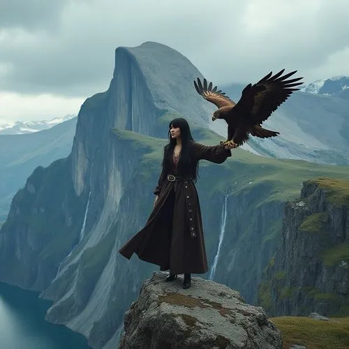 mongolian eagle,kahlan,the spirit of the mountains,mountain hawk eagle,haliaeetus,dawnstar