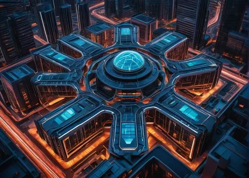 metropolis,cybercity,kaleidoscape,tron,cyberview,cybertown,arcology,tesseract,skyscraper,hypermodern,silico,cybertron,electric tower,futuristic,kaleidoscope,futuristic architecture,maze,areopolis,labyrinths,cyberport,Art,Classical Oil Painting,Classical Oil Painting 05