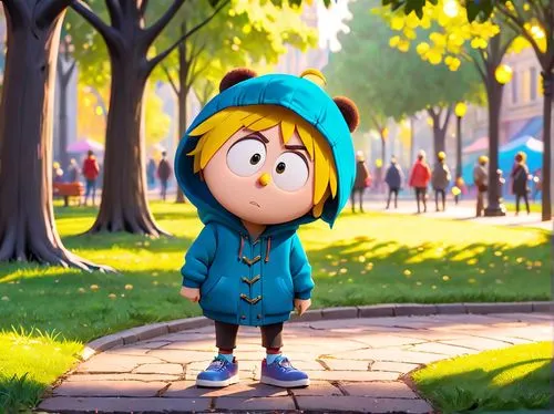 cute cartoon character,cute cartoon image,walking in the rain,agnes,raincoat,rain suit,parka,animated cartoon,character animation,peanuts,child in park,kids illustration,rainy,in the rain,cartoon character,rainy day,a pedestrian,hoodie,children's background,little kid,Anime,Anime,Cartoon