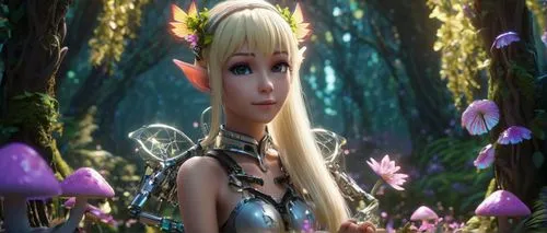 violet head elf,faerie,tinkerbell,faires,tink,elven forest,elven,elf,faery,elven flower,fairy forest,fairie,fairyland,fairy tale character,thumbelina,fairy queen,rosa 'the fairy,fairy,eilonwy,little girl fairy,Conceptual Art,Sci-Fi,Sci-Fi 09