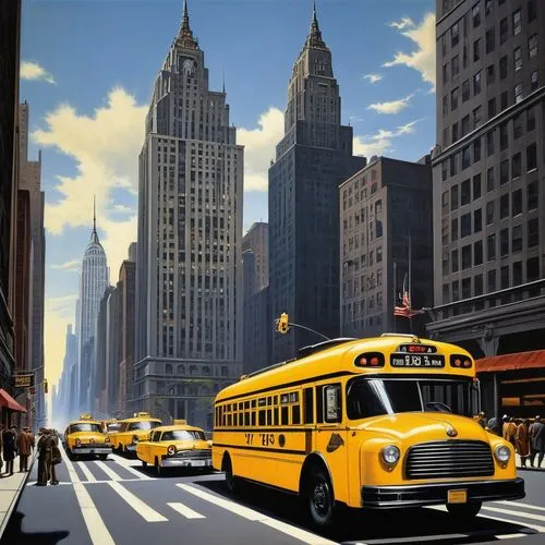 schoolbuses,feitelson,schoolbus,school bus,school buses,burchfield,city bus,new york taxi,photorealist,model buses,citybus,chrysler building,willink,feininger,david bates,autobuses,meyerowitz,bluemner,delvaux,busses,Conceptual Art,Sci-Fi,Sci-Fi 16