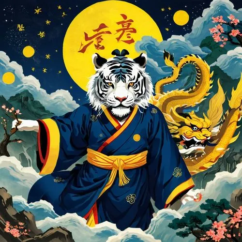 rakshasa,asian tiger,amaterasu,jiwan,ukiyo,royal tiger,gennosuke,inugami,zabu,tiger png,kaabu,benzaiten,qimin,kuniyoshi,imagawa,kon,daojin,xuande,wuhuan,katsuura,Illustration,Vector,Vector 03