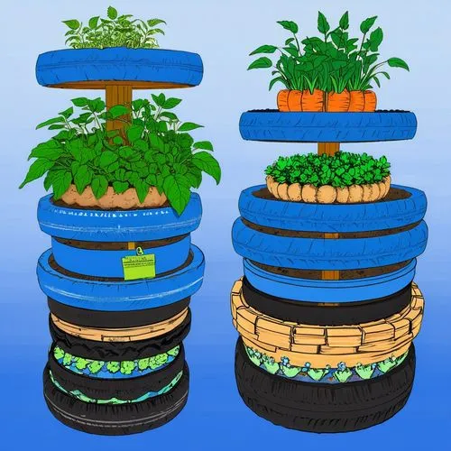 plants in pots,potted plants,wooden buckets,tomato crate,plants growing,plant pots,container plant,fat plants,plant community,house plants,garden pot,spring pot drive,tire recycling,vegetable crate,plants,potted tree,stacked containers,potted plant,flower pots,tube plants,Unique,Design,Blueprint