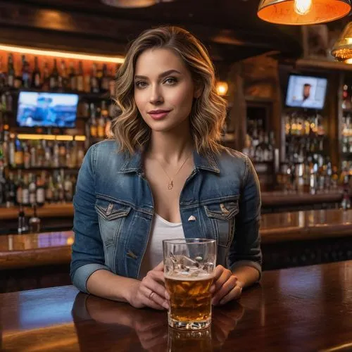 bartender,bar,harkavy,barmaid,pub,budweiser,barkeep,peroni,glasses of beer,kozel,uinta,jean jacket,bartending,michelob,pilsner,denim jacket,waitress,cicerone,dui,female alcoholism,Photography,General,Natural