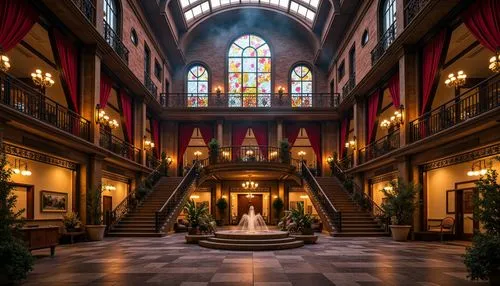 banff springs hotel,wedding hall,emporium,atriums,hallway,hotel hall,hotel lobby,entrance hall,gaylord palms hotel,victorian,corridors,fairytale castle,hall of the fallen,crown palace,mansion,wedding photography,lobby,sspx,luxury hotel,grandeur