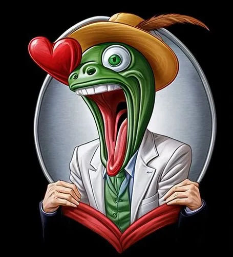 tennapel,unkei,corazon,scummvm,pleakley,zorak,arcimboldi,caricaturist,jbookman,tegmark,venus flytrap,pepe,q badge,lovecraftian,duckula,arcimboldo,subgenius,telegram icon,orvil,valentiner