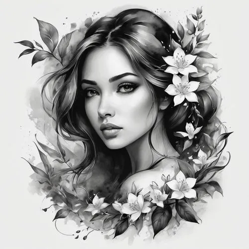 girl in flowers,white floral background,beautiful girl with flowers,fashion illustration,rose flower illustration,magnolia,floral background,flower painting,flower illustrative,floral wreath,jasmine blossom,magnolias,flora,fantasy portrait,magnolia blossom,flowers png,fashion vector,flower drawing,boho art,flower art,Conceptual Art,Oil color,Oil Color 03