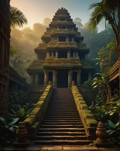 gopura,bali,vimana,sanatana,gopuram,paramara,lanka,shambhala,indian temple,artemis temple,asian architecture,temple,temples,thai temple,stone pagoda,yavin,kerala,thirumal,viriya,asgiriya,Illustration,Abstract Fantasy,Abstract Fantasy 19