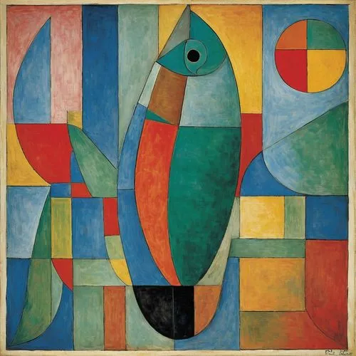 picasso,cubism,triggerfish-clown,geometrical animal,an ornamental bird,mondrian,ornamental bird,braque francais,ornithology,parcheesi,birds of the sea,bird painting,colorful birds,fish collage,the fish,perico,ornamental duck,rosella,aquatic bird,two fish,Art,Artistic Painting,Artistic Painting 45