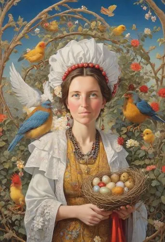 woman holding pie,girl with bread-and-butter,girl with cereal bowl,colombina,shepherdess,woman with ice-cream